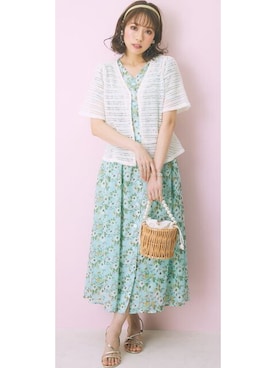 nissen Smile Modelsさん（レディース・162cm）の春コーディネート