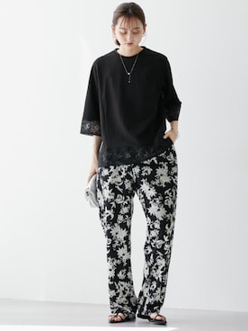 nissen Smile Modelsさん（レディース・169cm）の夏コーディネート