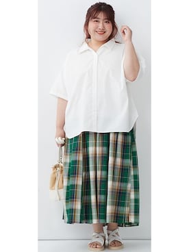 nissen Smile Modelsさん（レディース・155cm）の夏コーディネート