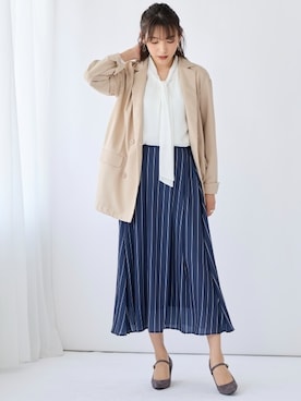 nissen Smile Modelsさん（レディース・170cm）の夏コーディネート