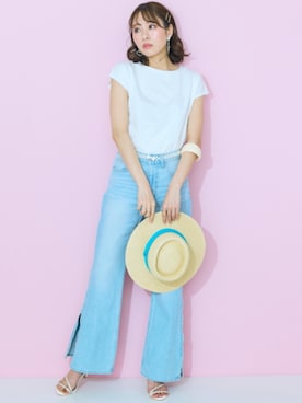 nissen Smile Modelsさん（レディース・162cm）の春コーディネート