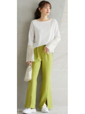 nissen Smile Modelsさん（レディース・166cm）の夏コーディネート