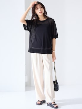 nissen Smile Modelsさん（レディース・170cm）の春コーディネート