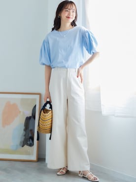 nissen Smile Modelsさん（レディース・167cm）の夏コーディネート