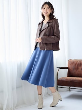 nissen Smile Modelsさん（レディース・170cm）の秋コーディネート