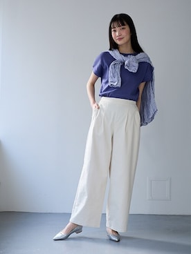 nissen Smile Modelsさん（レディース・166cm）の春コーディネート