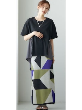 nissen Smile Modelsさん（レディース・166cm）の春コーディネート