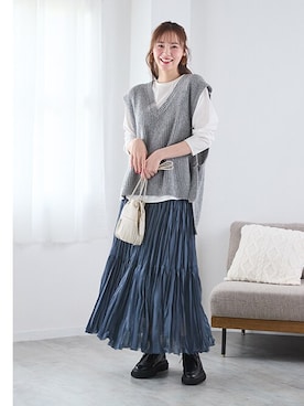 nissen Smile Modelsさん（レディース・167cm）の秋コーディネート