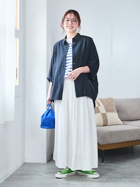 nissen Smile Modelsさん（レディース・160cm）の春コーディネート