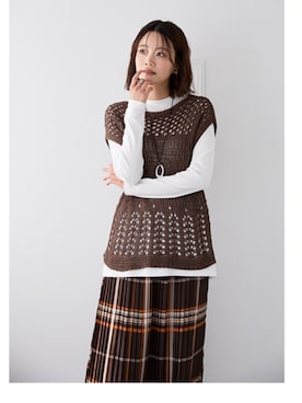 nissen Smile Modelsさん（レディース・167cm）の秋コーディネート