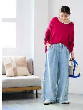nissen Smile Modelsさん(レディース・160cm)の春コーディネート