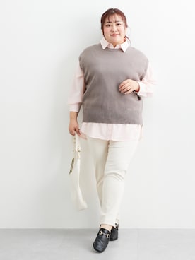 nissen Smile Modelsさん（レディース・155cm）の冬コーディネート