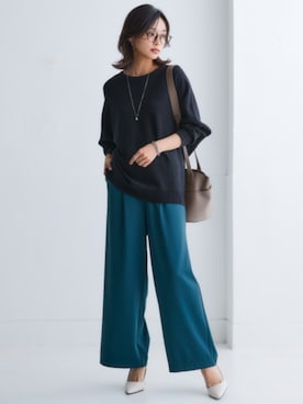 nissen Smile Modelsさん（レディース・163cm）の冬コーディネート