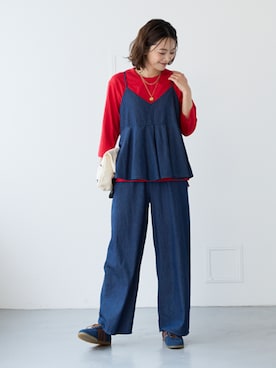 nissen Smile Modelsさん（レディース・167cm）の秋コーディネート