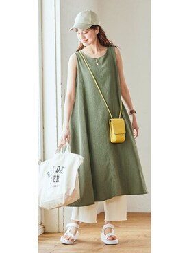 nissen Smile Modelsさん（レディース・167cm）の春コーディネート