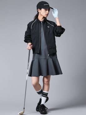 「CHIC STYLE」｜「アイテム（ジャケット/アウター）」を使った、nissen Smile Modelsさん（レディース・163cm）の春コーディネート