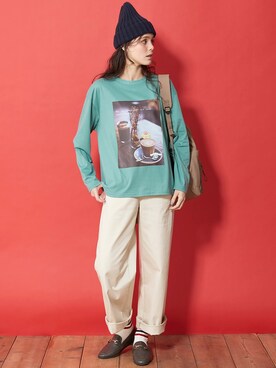 nissen Smile Modelsさん（レディース・167cm）の夏コーディネート