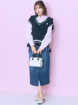 nissen Smile Modelsさん（レディース・167cm）の冬コーディネート