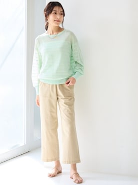 nissen Smile Modelsさん（レディース・170cm）の春コーディネート