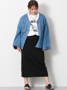 nissen Smile Modelsさん(レディース・160cm)の春コーディネート