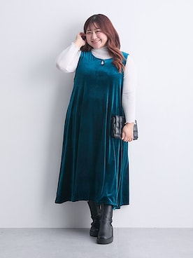 nissen Smile Modelsさん（レディース・155cm）の秋コーディネート