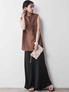 「Linen Mix」｜nissen Smile Modelsさん（レディース・163cm）の春コーディネート