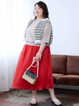 nissen Smile Modelsさん（レディース・158cm）の春コーディネート