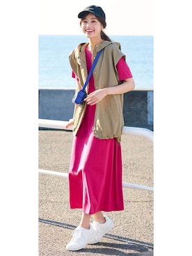 nissen Smile Modelsさん（レディース・167cm）の春コーディネート