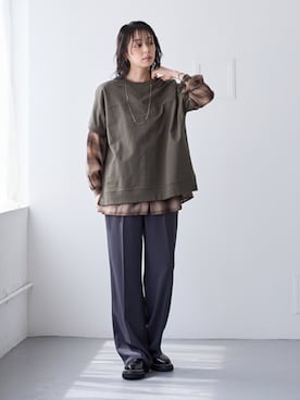 nissen Smile Modelsさん（レディース・165cm）の秋コーディネート