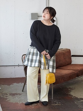 nissen Smile Modelsさん（レディース・158cm）の秋コーディネート