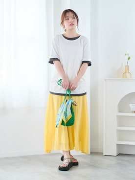 nissen Smile Modelsさん（レディース・160cm）の春コーディネート