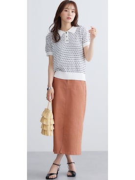 nissen Smile Modelsさん（レディース・166cm）の夏コーディネート