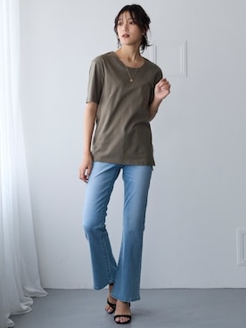 nissen Smile Modelsさん（レディース・170cm）の春コーディネート