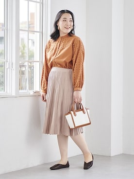 nissen Smile Modelsさん（レディース・173cm）の秋コーディネート