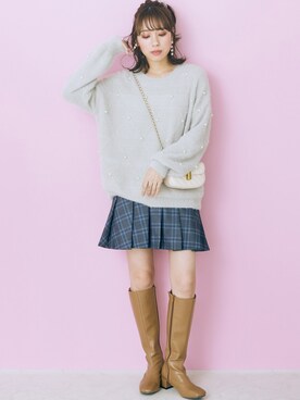 nissen Smile Modelsさん（レディース・162cm）の秋コーディネート