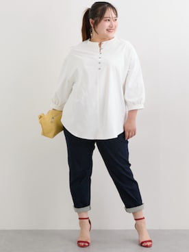 nissen Smile Modelsさん（レディース・160cm）の夏コーディネート