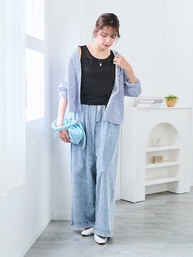 nissen Smile Modelsさん（レディース・160cm）の春コーディネート