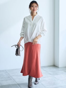 nissen Smile Modelsさん（レディース・163cm）の秋コーディネート