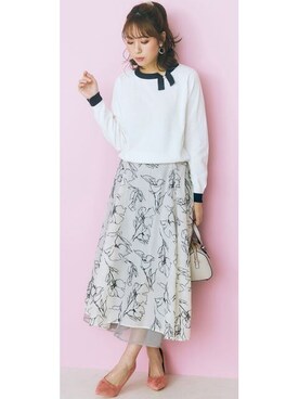 nissen Smile Modelsさん（レディース・162cm）の夏コーディネート