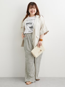 nissen Smile Modelsさん（レディース・158cm）の春コーディネート