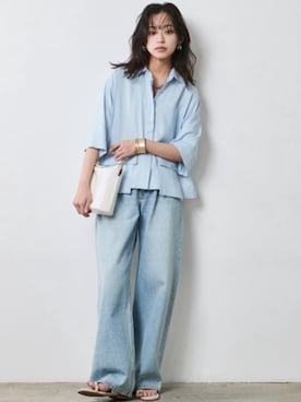 「CHIC STYLE」｜nissen Smile Modelsさん（レディース・163cm）の春コーディネート