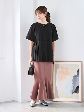 nissen Smile Modelsさん(レディース・165cm)の春コーディネート