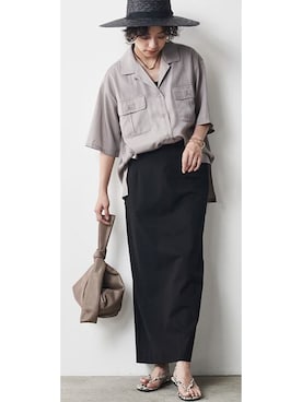 nissen Smile Modelsさん（レディース・167cm）の夏コーディネート