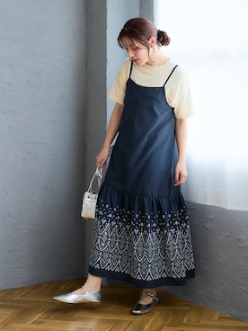 nissen Smile Modelsさん（レディース・160cm）の春コーディネート