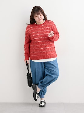nissen Smile Modelsさん（レディース・158cm）の春コーディネート