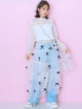 nissen Smile Modelsさん（レディース・162cm）の夏コーディネート