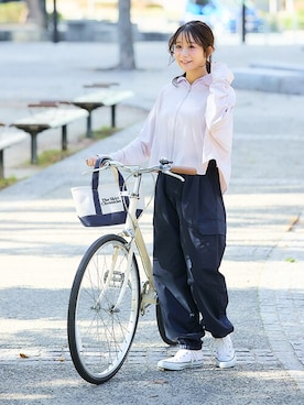 nissen Smile Modelsさん（レディース・160cm）の春コーディネート