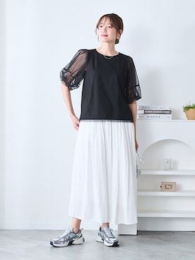 nissen Smile Modelsさん（レディース・165cm）の春コーディネート