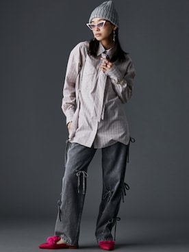 nissen Smile Modelsさん（レディース・163cm）の夏コーディネート