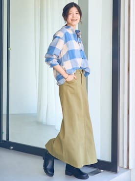 nissen Smile Modelsさん（レディース・168cm）の秋コーディネート